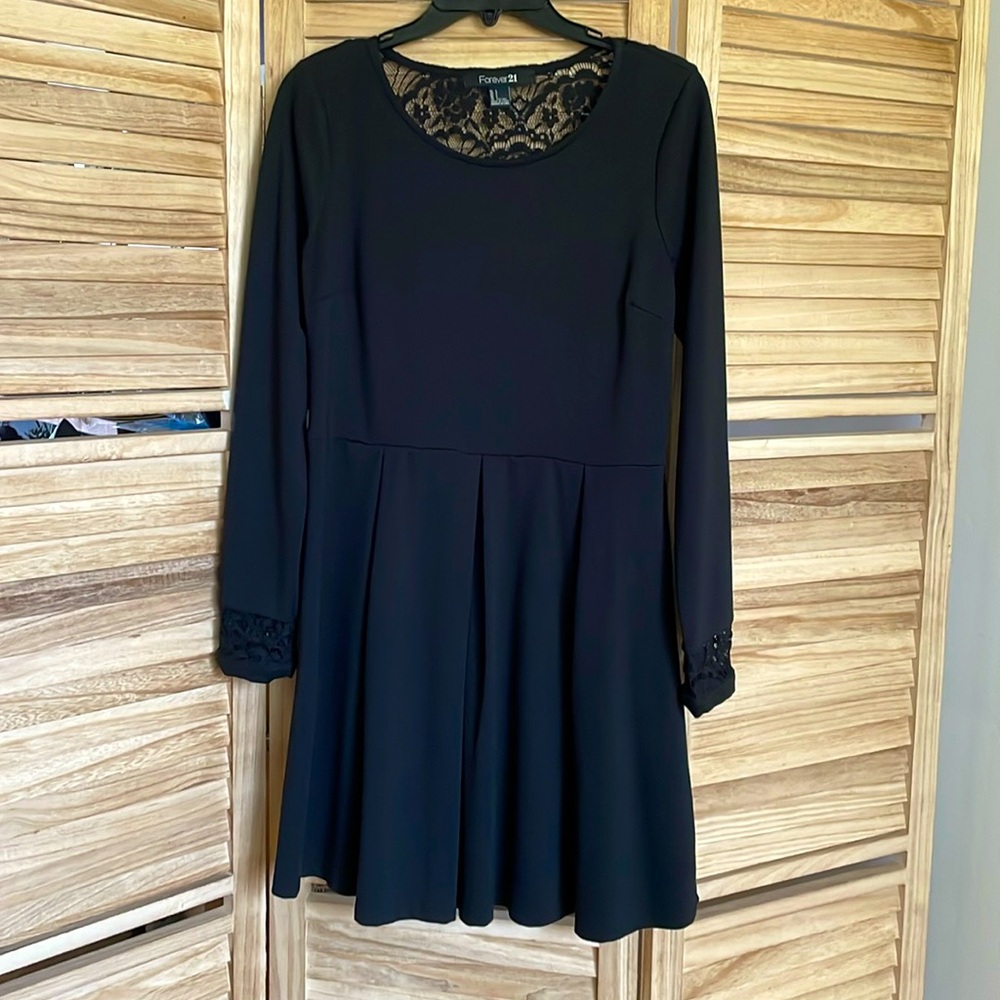Sexy black cocktail dress